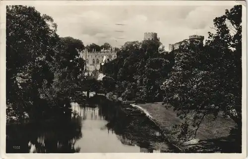 Postcard London Warwick Castle (Burg) 1929