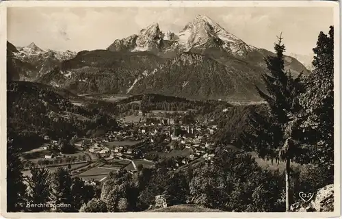 Ansichtskarte Berchtesgaden Panorama-Ansicht 1935