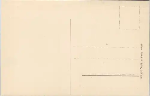 Ansichtskarte Olbernhau Partie aus dem Bärenbachtal 1913