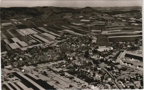 Bevern (LK Holzminden) Luftaufnahme Gesamtansicht v. Flugzeug aus 1960