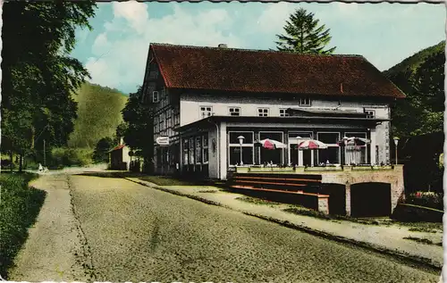 Scharzfeld-Herzberg (Harz) Waldhotel Pensionshaus ZUM PARADIES   (Südharz) 1959