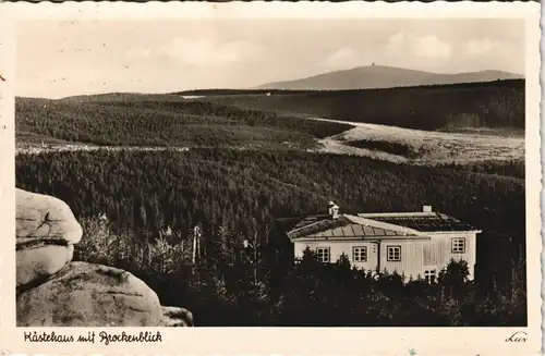 Bad Harzburg Wald-Gasthaus Zur Käste Kästehaus Brocken-Fernansicht 1957