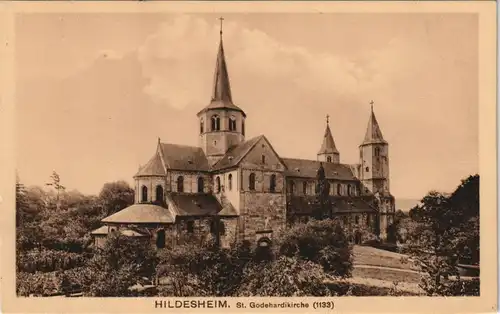 Ansichtskarte Hildesheim Kirche (Church) St. Godenhard Godehardikirche 1910