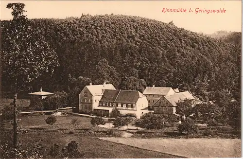 Ansichtskarte Geringswalde Partie an der Rinnmühle 1913