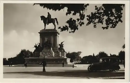 Cartoline Rom Roma Monumento a Garibaldi, Denkmal Reiter-Standbild 1930