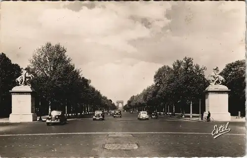 CPA Paris Avenue des Champs-Elysées ca. 40/50er Jahre 1940