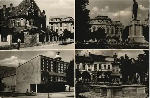 _Ungarn allgemein Hódmezővásárhelyi részletek Ungarn Mehrbild-AK 4 Fotos 1960