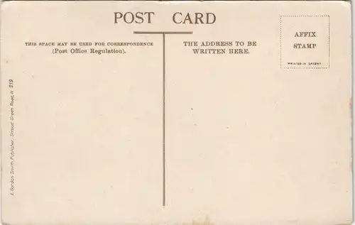 Postcard London Albert Memorial Denkmal Vintage Postcard 1910