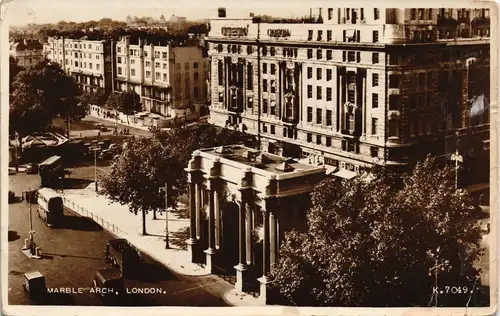 Postcard London Marble Arch 1956