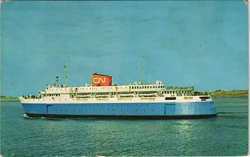 Ansichtskarte  MV BLUENOSE Railway-Car-Ferry, Fähre Fährschiff 1966