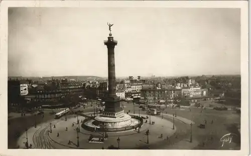 CPA Paris Place de la Bastille 1936