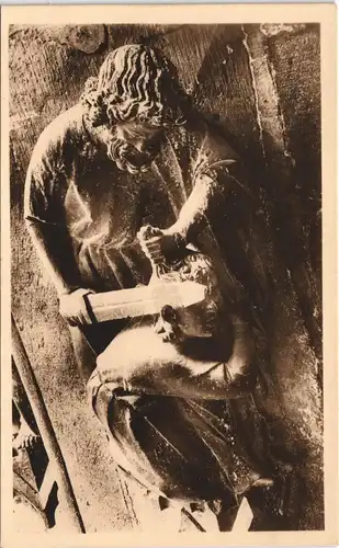 Reims Reims CATHÉDRALE SAINT-PIERRE COUPANT L'OREILLE DE MALCHUS 1920