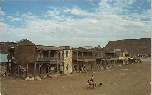 .USA United States of America LAJITAS ON THE RIO GRANDE, Western Szene 1960