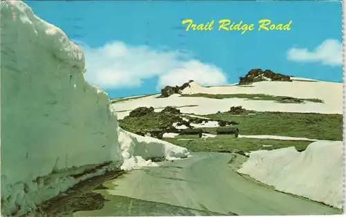 .USA United States America Shelter Huts, Trail Ridge Road, Rocky Mountain  1965