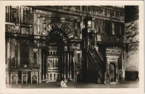 Kairo القاهرة Sultan Hassan Interior of the Mosque Moschee Innenansicht 1930