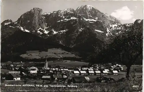 Ansichtskarte Abtenau Sommerfrische ABTENAU, Tennengebirge Panorama 1963