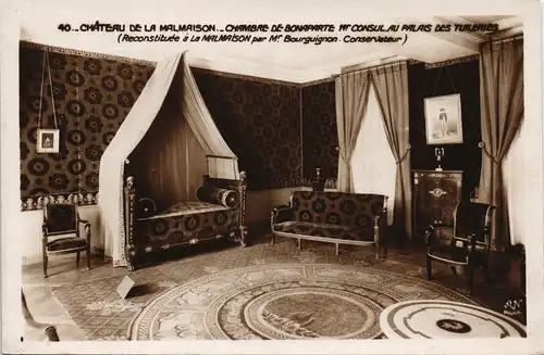 Rueil-Malmaison CHÂTEAU DE LA MALMAISON CHAMBRE DE BONAPARTE 1930