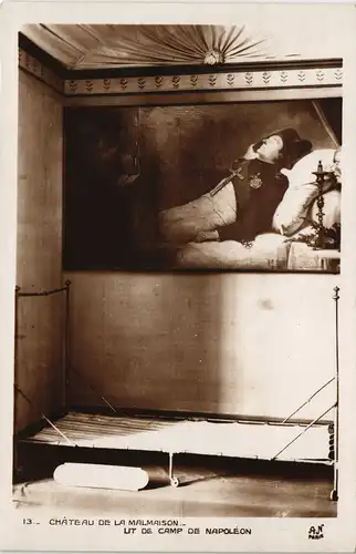 CPA Rueil-Malmaison Schloss CHÂTEAU LIT DE CAMP DE NAPOLÉON 1930