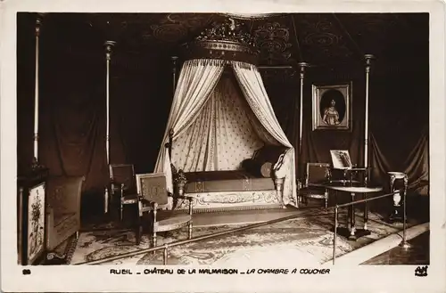 Rueil-Malmaison Schloss RUEIL - CHÂTEAU CHAMBRE À COUCHER Schlafzimmer 1930