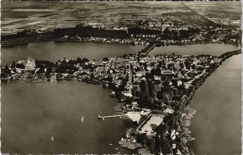 Ansichtskarte Ratzeburg Luftbild aus großer Höhe 1961
