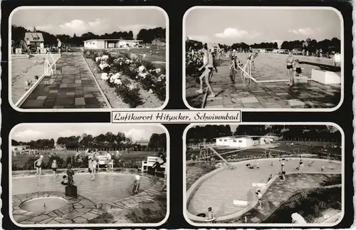 Ansichtskarte Hitzacker (Elbe) Schwimmbad - 4 Bild 1962