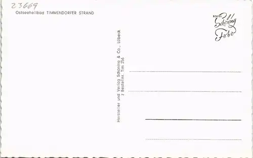 Ansichtskarte Timmendorfer Strand Promenade - Geschäfte 1961