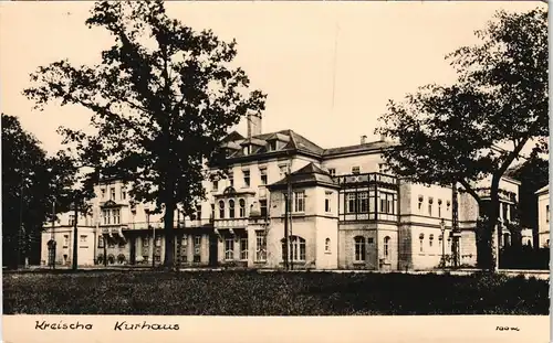 Ansichtskarte Kreischa Kurhaus DDR AK Echtfoto-Handabzug 1960