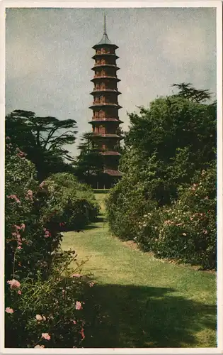 Ansichtskarte  THE PAGODA Built in 1761-2 by Sir William Chambers 1930