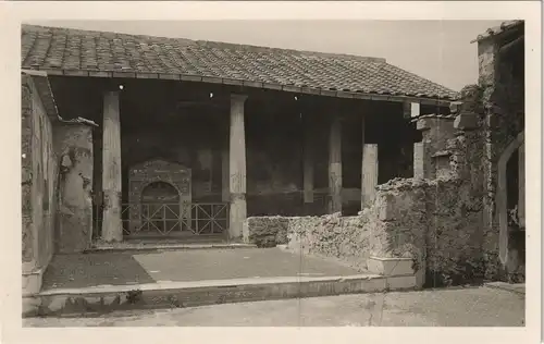 Cartoline Pompei Scavi. Impronta di un uomo 1940