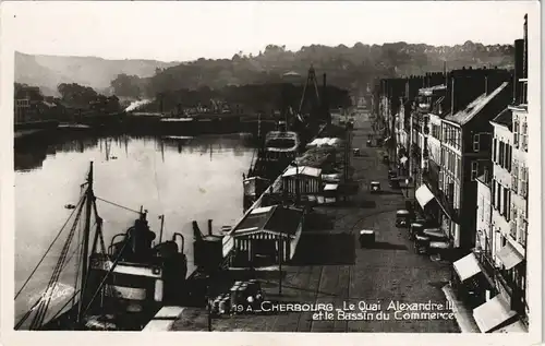 Cherbourg-Octeville Quai Alexandre et le Bassin du Commerce 1930