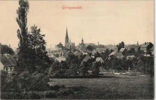 Ansichtskarte Geringswalde Partie an der Stadt 1913
