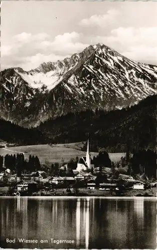 Ansichtskarte Bad Wiessee Blick auf die Stadt 1963