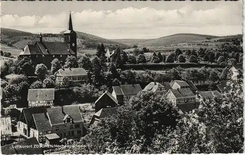 Ansichtskarte Züschen-Winterberg Stadtpartie 1961