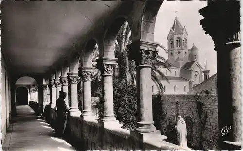 Île Saint-Honorat ABBAYE DE NOTRE-DAME DE LERINS Cloître Moderne Kloster 1954