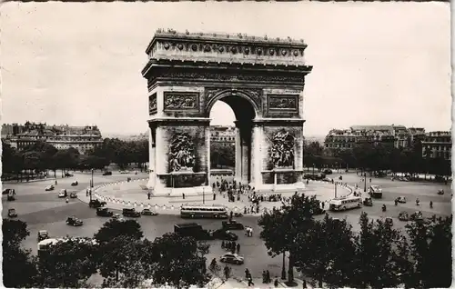 CPA Paris Triumphbogen Arc de Triomphe Place de l’ Étoile 1955