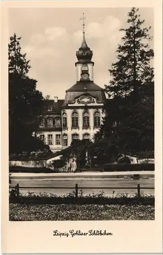 Ansichtskarte Gohlis-Leipzig Gohliser Schloß Schlösschen, Castle View 1938