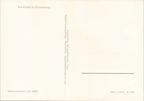 Ansichtskarte Ahrenshoop Die Kirche in Ahrenshoop 1966