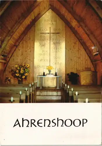 Ansichtskarte Ahrenshoop Die Kirche - Innen 1978