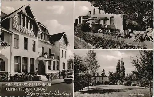 Rengsdorf 3 Bild: Heinrich Schaefer Haus Gartenterrasse Gästehaus 1962
