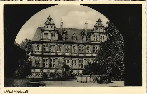 Ansichtskarte Friedewald Schloss Friedewald (Castle Building) 1955