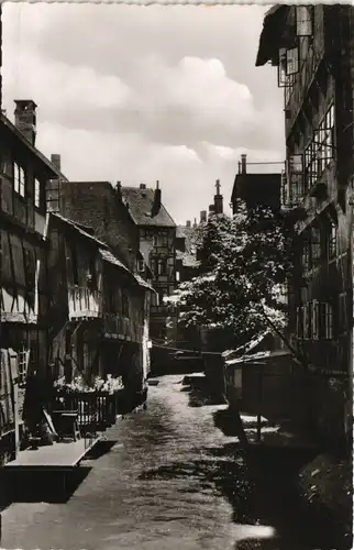 Ansichtskarte Wolfenbüttel Klein-Venedig Stadtteilansicht 1960