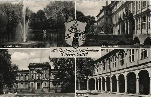 Wolfenbüttel Mehrbild-AK der alten Residenz- und Lessing-Stadt 1960