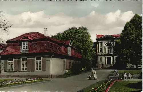 Ansichtskarte Wolfenbüttel Lessing-Haus und Bibliothek 1960