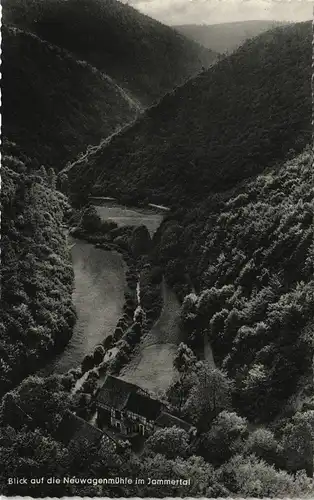 Kördorf-Aar-Einrich Blick auf die Neuwagenmühle im Jammertal 1954