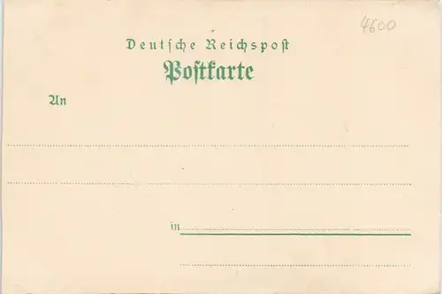 Ansichtskarte Dortmund Künstlerkarte Leuchter Altes Rathaus 1904