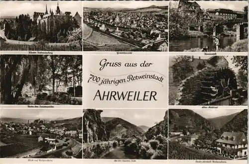 Ahrweiler-Bad Neuenahr-Ahrweiler Kloster,  Altes Mühlrad uvm. 1958 #