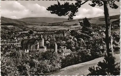 Ansichtskarte Herborn Panorama-Ansicht Totalansicht Ort im Dillkreis 1955