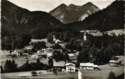 Ansichtskarte Jachenau Panorama-Ansicht Blick auf Wohnsiedlung 1960