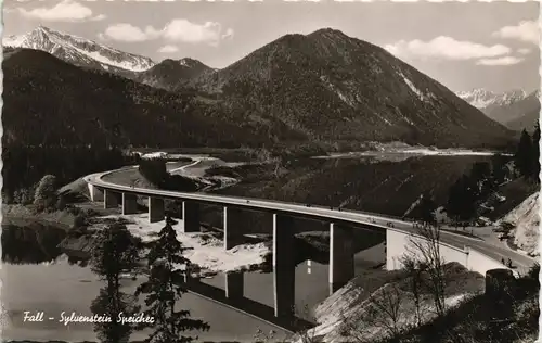 Lenggries Fall - Sylvenstein Speicher Hochbrücke 1961 Stempel LENGGRIES