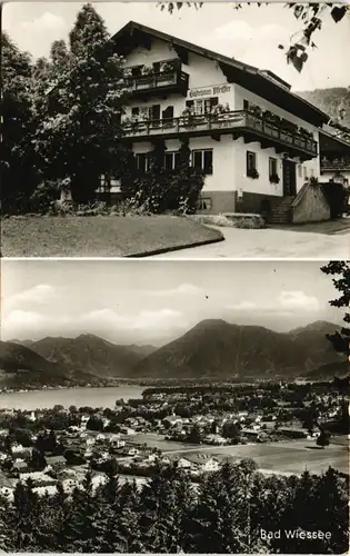 Bad Wiessee Panorama-Ansicht und Gästehaus Pfeiffer Freihausstr. 1978/1960